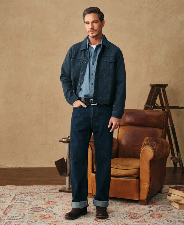 Classic CanvasJacket - Navy CruiserCropped