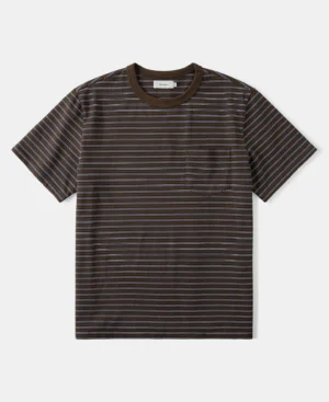 2_95bd016d-6602-4ca5-868c-2a9c31d56de5 Heavyweight Cotton StripedPocket T-Shirt - Coffee
