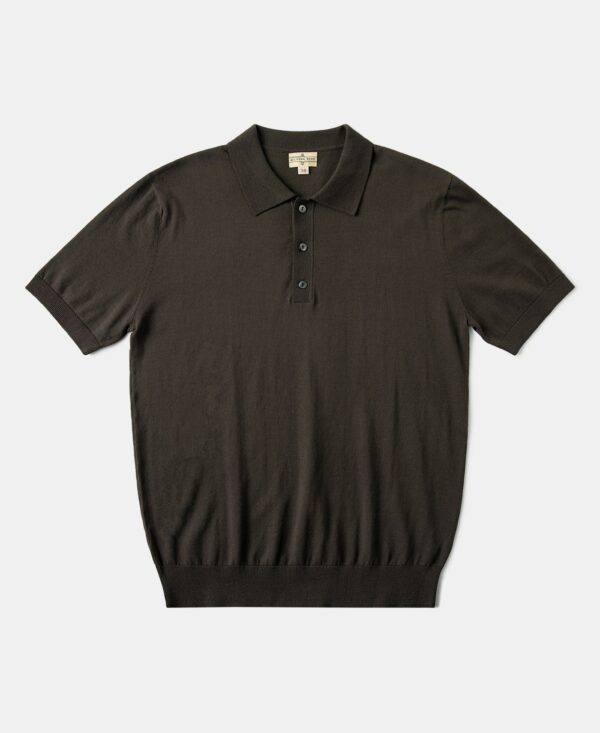 3dbb3c8f-e05a-4bf7-8ee9-0024192f3356 Lot 925 High-TwistCotton KnitPolo - Coffee