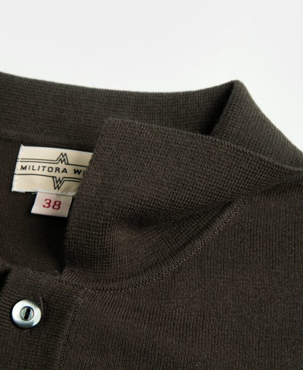 559570b3-a45a-4aed-b64a-8871c0b47093 Lot 925 High-TwistCotton KnitPolo - Coffee