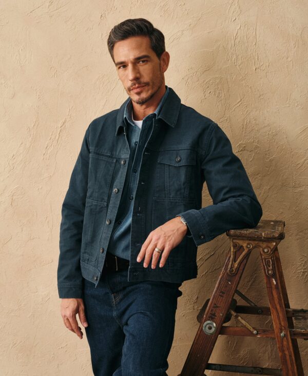 Classic CanvasJacket - Navy CruiserCropped