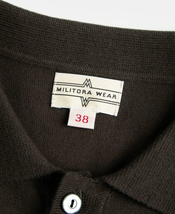 a27b9e2e-b1b5-4b65-9933-6c4825d4fbf8 Lot 925 High-TwistCotton KnitPolo - Coffee