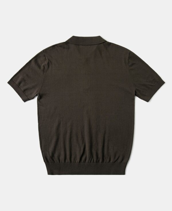 a6f95f4e-4a82-44a1-9c38-e94bb66f2406 Lot 925 High-TwistCotton KnitPolo - Coffee