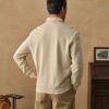 Heavyweight Quarter-Zip CollarSweatshirt - Ivory