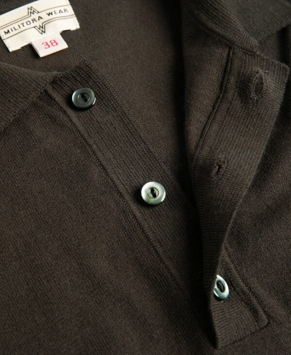b74ffd42-34e4-4bad-a120-0b883d815687 Lot 925 High-TwistCotton KnitPolo - Coffee