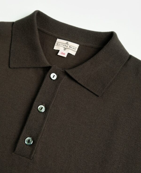 ba06b547-0c41-402f-8189-539cef29d407 Lot 925 High-TwistCotton KnitPolo - Coffee