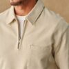 Heavyweight Quarter-Zip CollarSweatshirt - Ivory